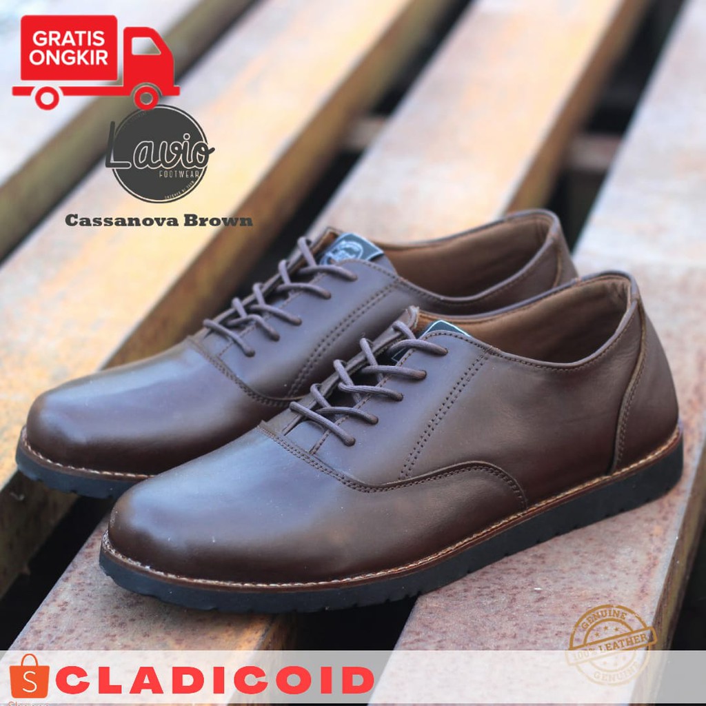 SEPATU FORMAL PRIA BAHAN KULIT ASLI PREMIUM. LAVIO CASSANOVA ORIGINAL