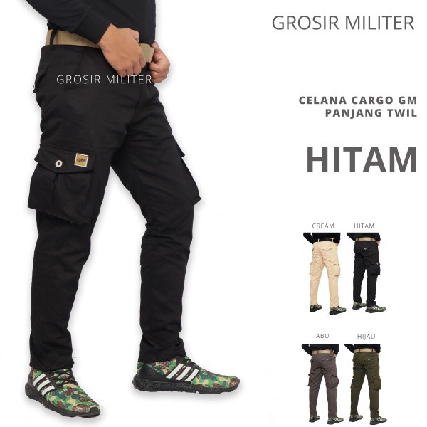 Celana Cargo GM Mode Tactical Panjang Twill Premium