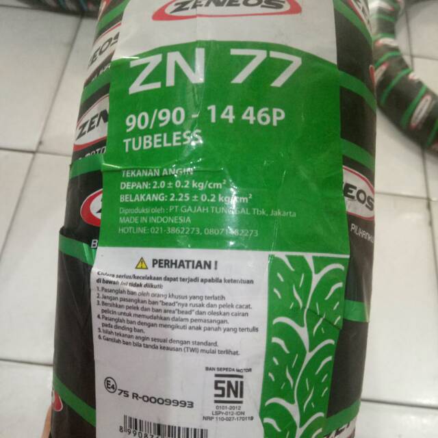 Ban Zeneos 90/90-14 ZN 77 Tubeless
