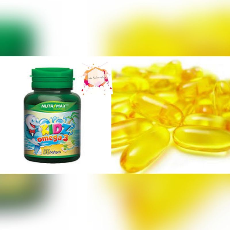 Nutrimax Kidz Omega 3 Isi 30 Vitamin Omega3 Minyak Ikan Salmon