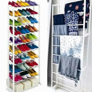 Amazing Shoe Rack 10 Tier Rak Sepatu 10 Tingkat Shopee Indonesia