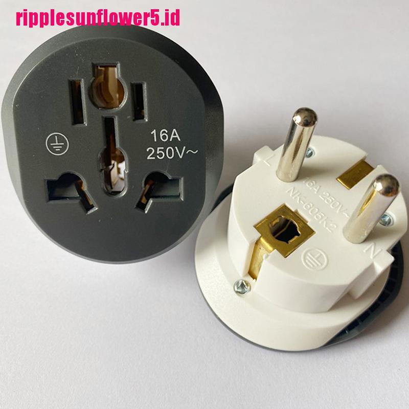 1pc Adapter Konverter Socket EU Plug Universal 16A US Ke EU AU US UK CN Ke