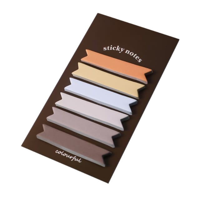 

Sticky notes key mark note paper 6 line & Sticky notes gradient classicfy Memo tempel lucu 6 line