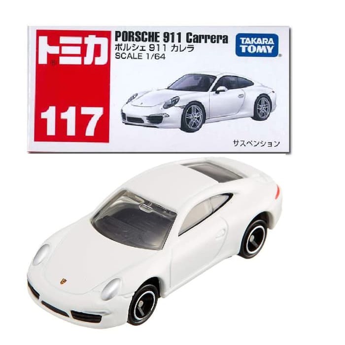 Dijual Porsche 911 Carrera white no 117 Tomica Reguler Takara tomy Limited