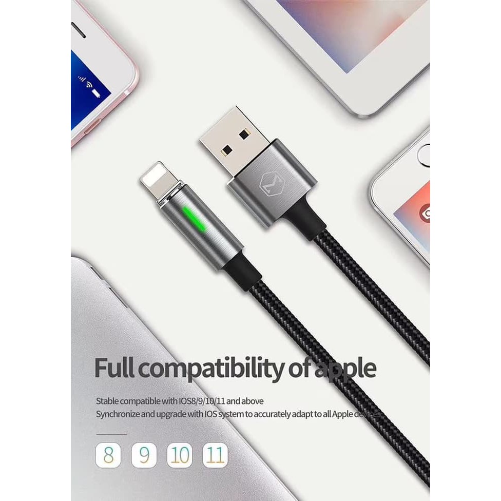 [READY] F86 Auto Disconnect Lightning Data Cable iPhone New Upgrade 2018ORIGINAL -CHARGER IPHONE