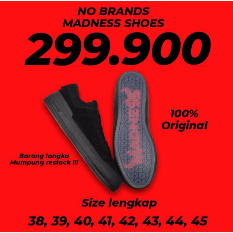 No Brands Madness Shoes All Black No Brands x Local Madness No Brand Madness All Black  Nobrands