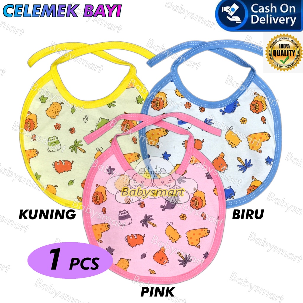 Babysmart - 1 Pcs Celemek makan bayi/Slaber Bayi/Tatakan iler liur/Tatakan Makan Bayi TABUR