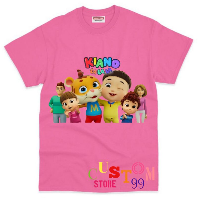 BAJU KAOS ANAK KIANO LALALA ANAK TERBARU BAHAN PREMIUM