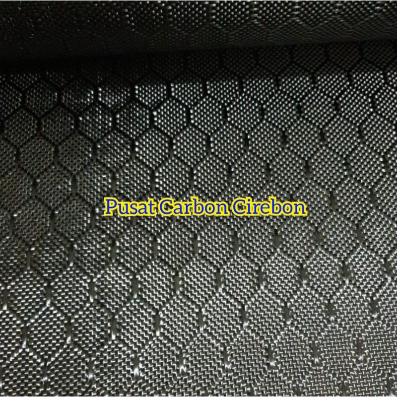 Serat Bahan Carbon/Karbon Kevlar Hexagonal 3K 240Gsm