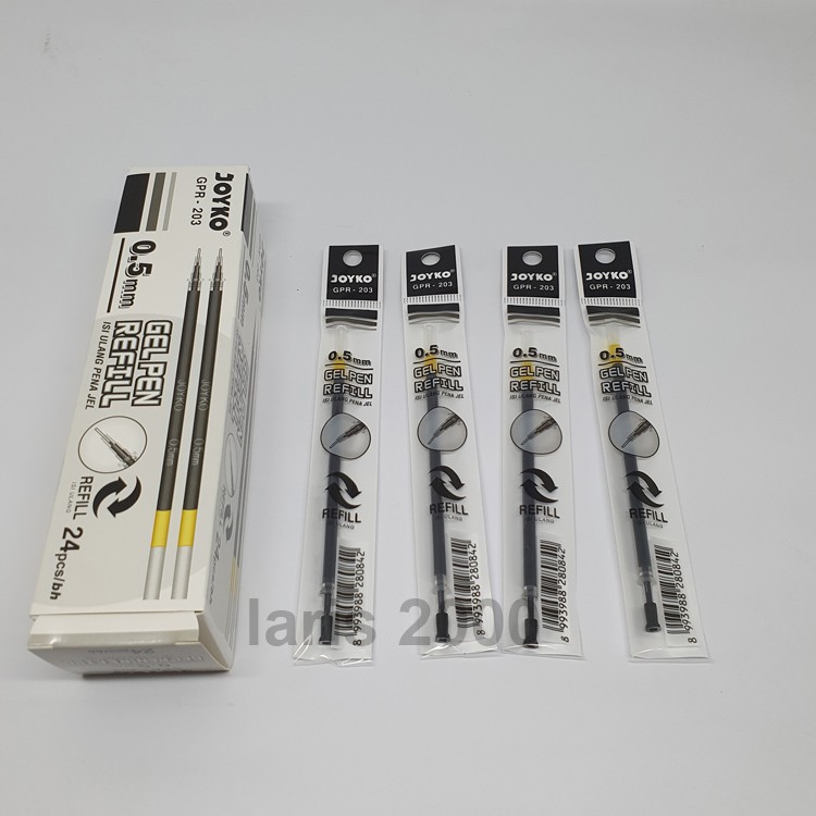 

Refill Pulpen Gel Joyko / Isi Pulpen Gel (per pcs)