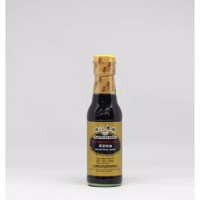 

pearl river bridge mushroom super dark soy sauce 150ml | kecap | saus