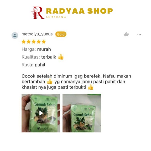 Jamu Gemuk Sehat Sido Muncul Minuman Herbal Menambah Nafsu Makan