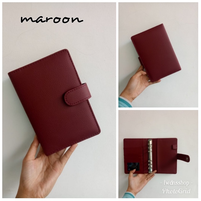 

READY Binder Ready Polos A6 6ring Part 1 - Maroon MURAH