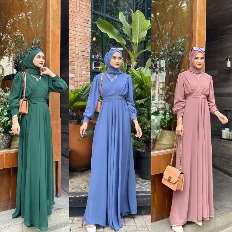 ➶ GAMIS MAXY CERUTY BABYDOLL/AUDY MAXY/FASHION MUSLIM REMAJA/GAMIS CERUTY BABYDOLL/PAKAIAN MUSLIMAH 