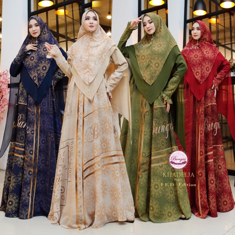 Khadeeja Set Syari Ori by Bungas