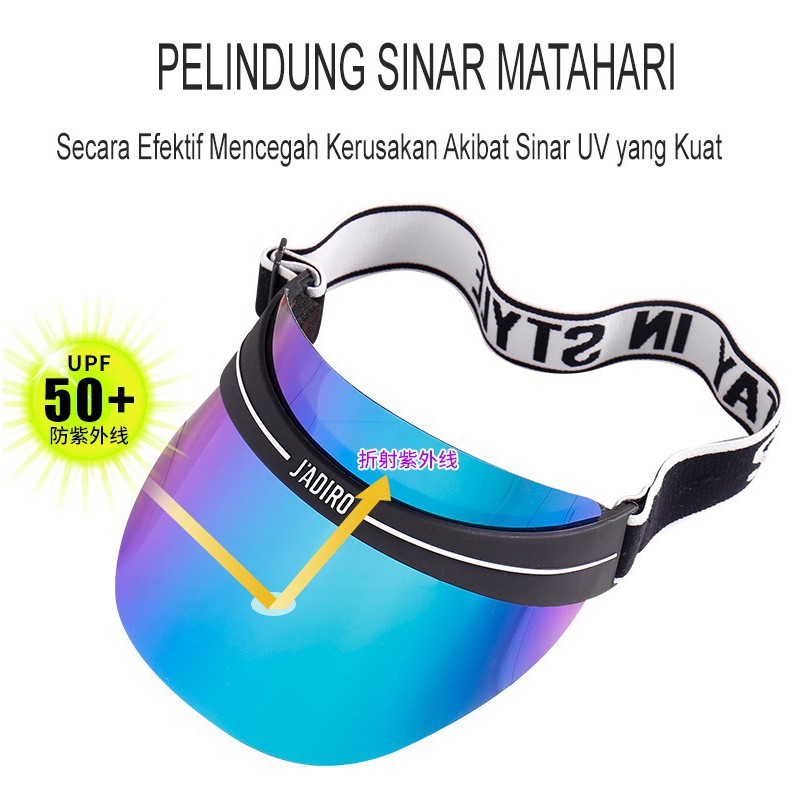 Topi Pelindung Sinar UV Topi Olahraga Jogging Golf Bersepeda Zumba