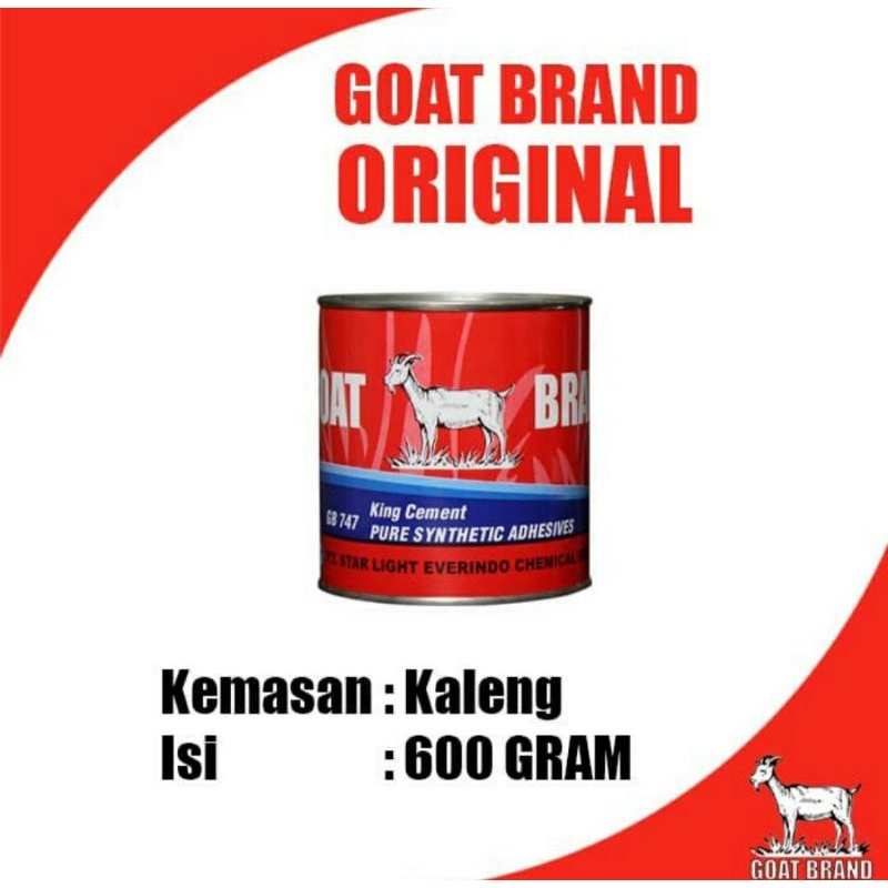 Lem kambing / Lem goat kaleng besar 600gr