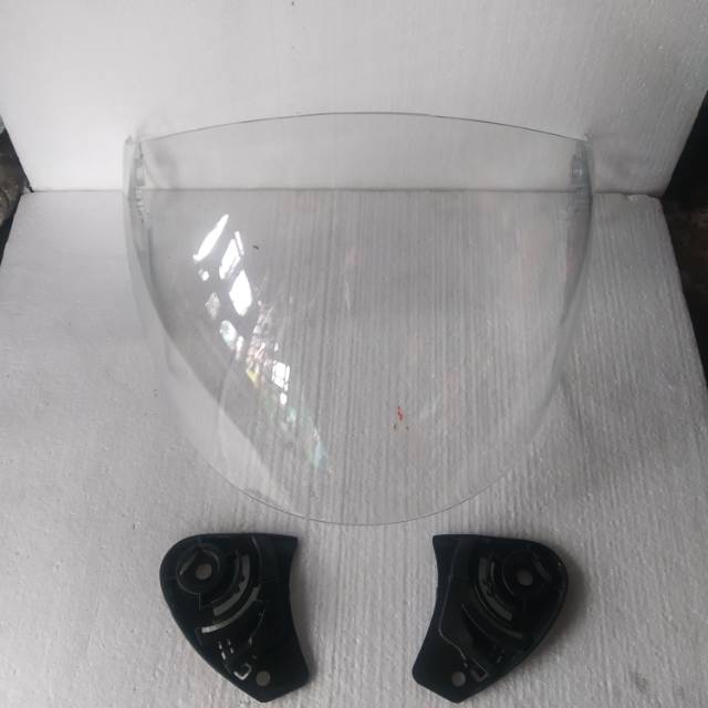 Kaca GIX Nassa Untuk Helm INK Centro INK Metro KYT Galaxy KYT Dj maru Shell plus dudukan/rachet