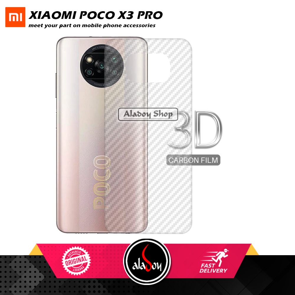 Case XIAOMI POCO X3 PRO Armor Fusion Transparent Casing Free Skin Carbon 3D