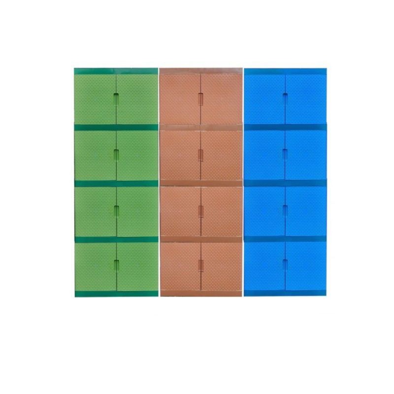 [COD] Lemari Plastik/Lemari Pakaian/Rak Baju Susun 4 Motif Rotan - MultiClub