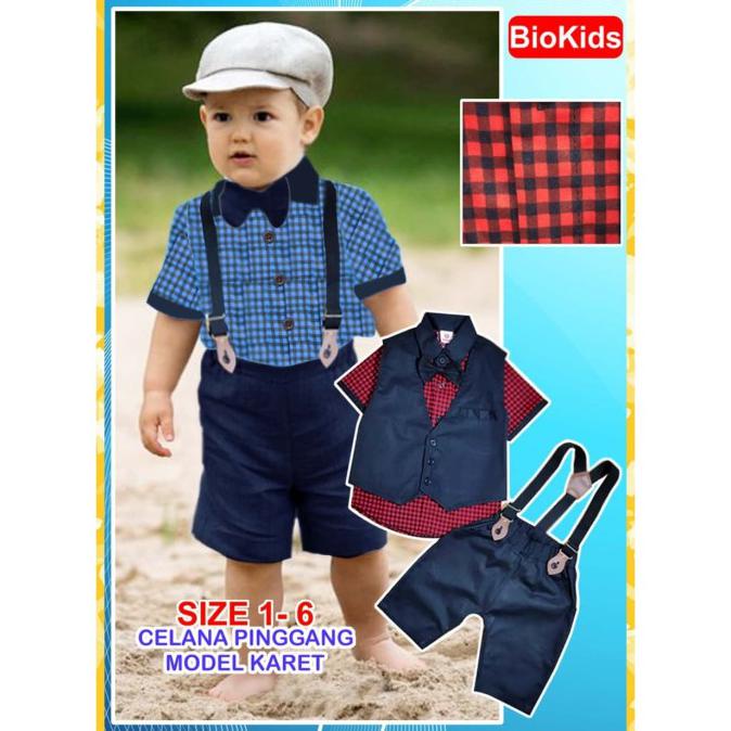 Baju Bayi Laki Laki Setelan Kemeja Bayi Baju Pesta Bayi Tuxedo Bayi