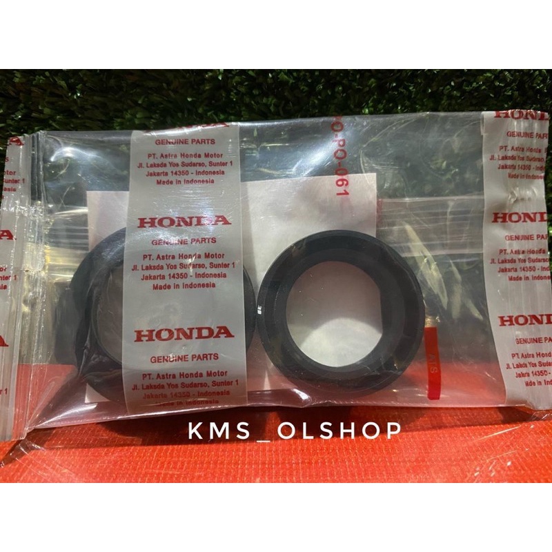 Seal Sil Karet Shock Shok Sok Depan Supra Grand Kharisma Scoopy Beat Vario 110 125 150 Bebek Matic Original Honda 51490-GN5-305