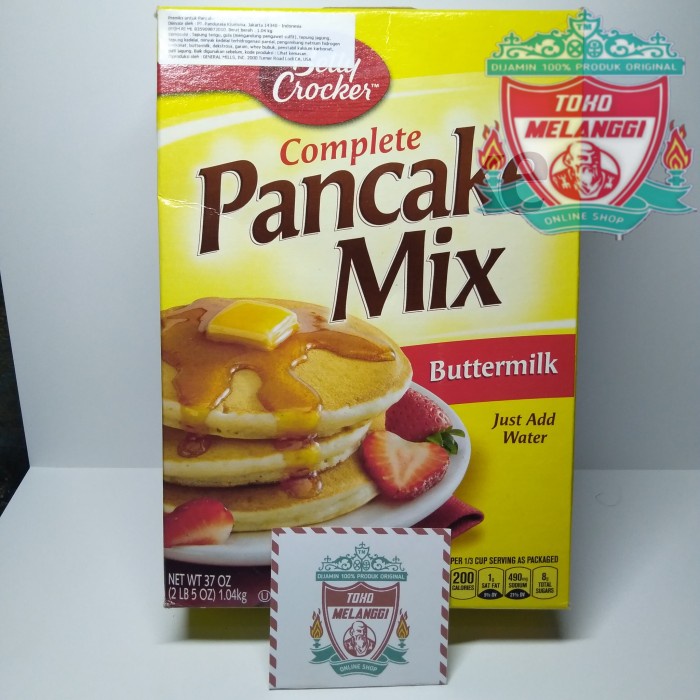 

BISA COD Betty Crocker Complete Pancake Mix ButterMilk 1,04 kg