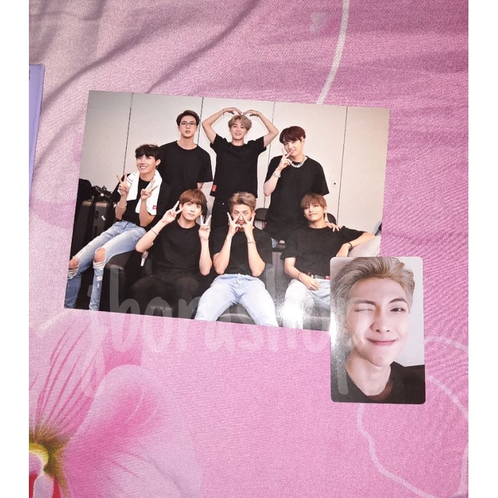 BTS Love Yourself Tour DVD Europe Postcard + Photocard [Baca Deskripsi]