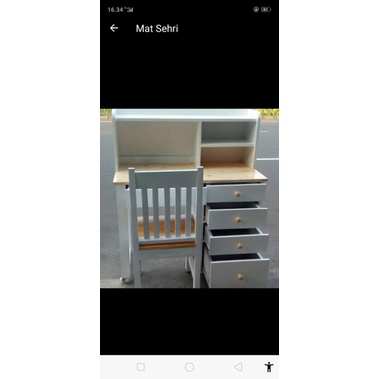 meja kasir meja rias minimalis kayu jati Belanda