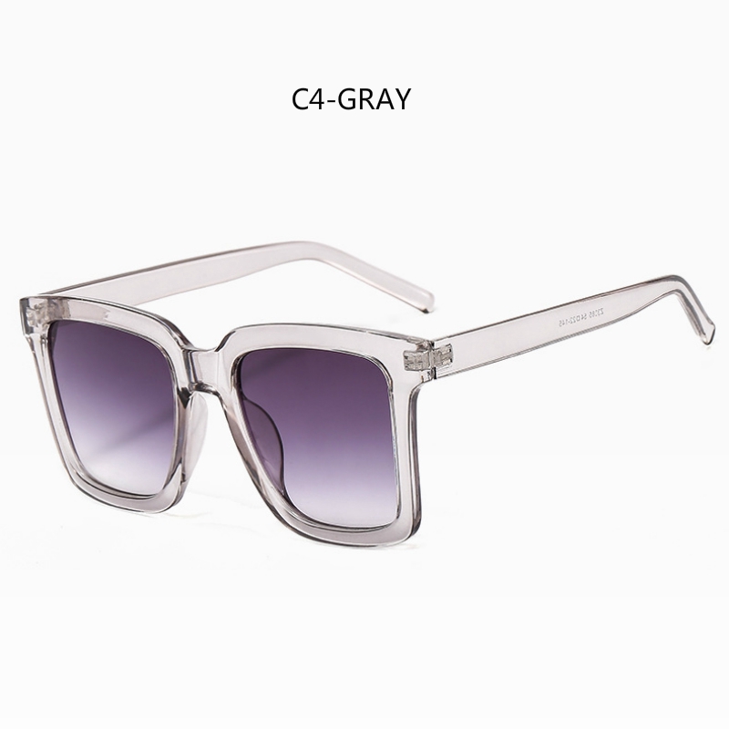 2020 new fashion Korean square male and female sunglasses metal hinge