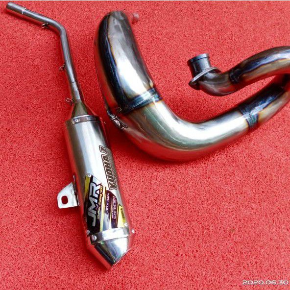ORIGINAL_ JMR_ PRODUCT | KNALPOT TRAIL NINJA PLAT KARAT SILENCER POLOS STAINLESS