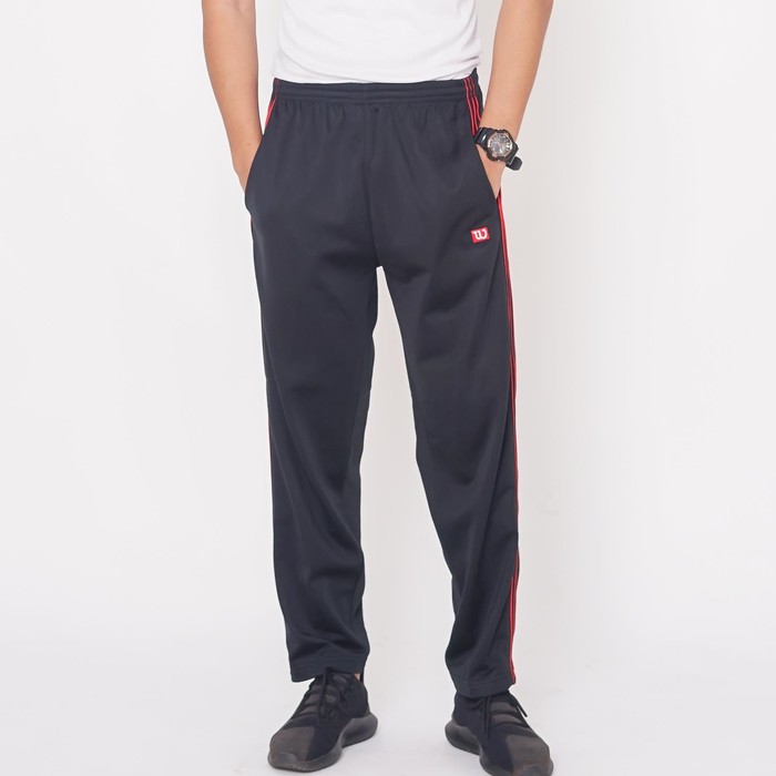 Celana Training Wilson Strip 3 - Putih- S