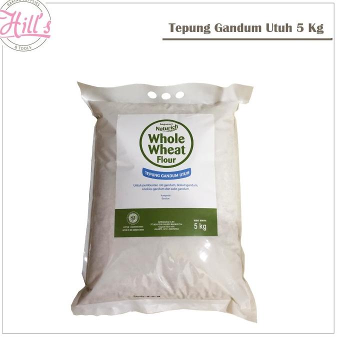 

vikriyansatyaveta5694 Tepung Gandum Utuh 5 Kg - Bogasari Naturich whole wheat flour TERLARIS TERPERCAYA ORIGINAL