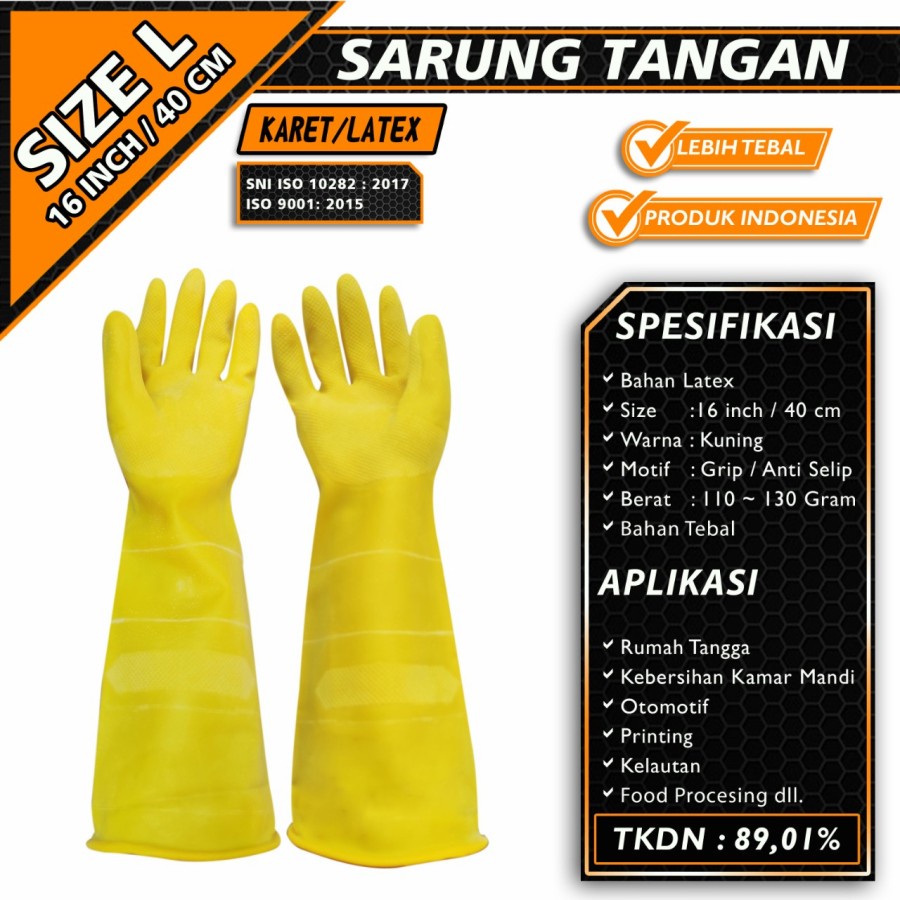 Household Gloves - Sarung Tangan Karet Latex