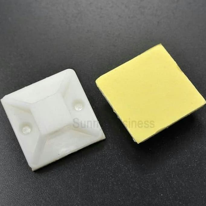 

Buruan serbu] Cable Tie Mounts 25 x 25 (Pengikat/Pengait Kabel Ties)