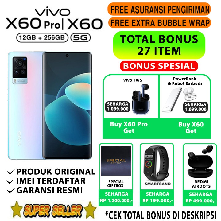 VIVO X60 PRO 15/256 12/256 GB & X 60 11/128 8/128 GB 8GB