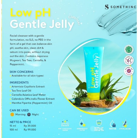 ★ BB ★ SOMETHINC Low pH Gentle Jelly Cleanser | Somethinc Jelly Face Wash