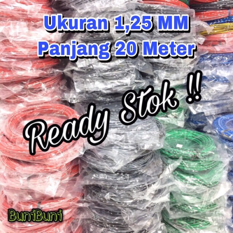 Kabel Bintik Bodi 1.25 MM X 20 Mtr / Kabel Body Mobil &amp; Motor Kualitas Astra