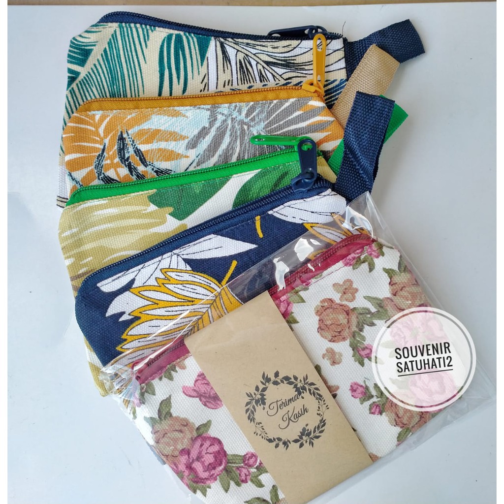 SOUVENIR PERNIKAHAN MURAH POUCH KANVAS MINI KEMAS PLASTIK SOUVENIR PERNIKAHAN MURAH POUCH KANVAS MINI KEMAS PLASTIK