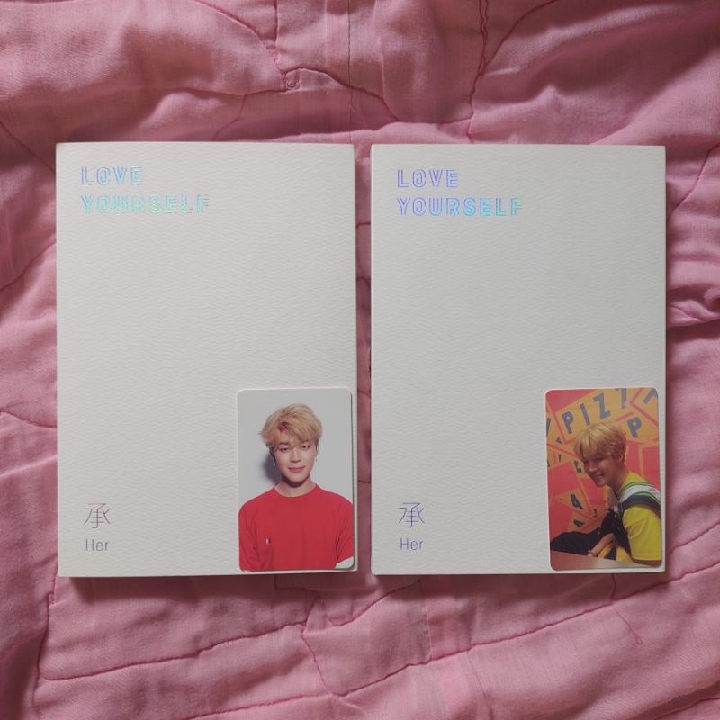 Preloved Album BTS Love Yourself Her V & E Version Set PC Jimin