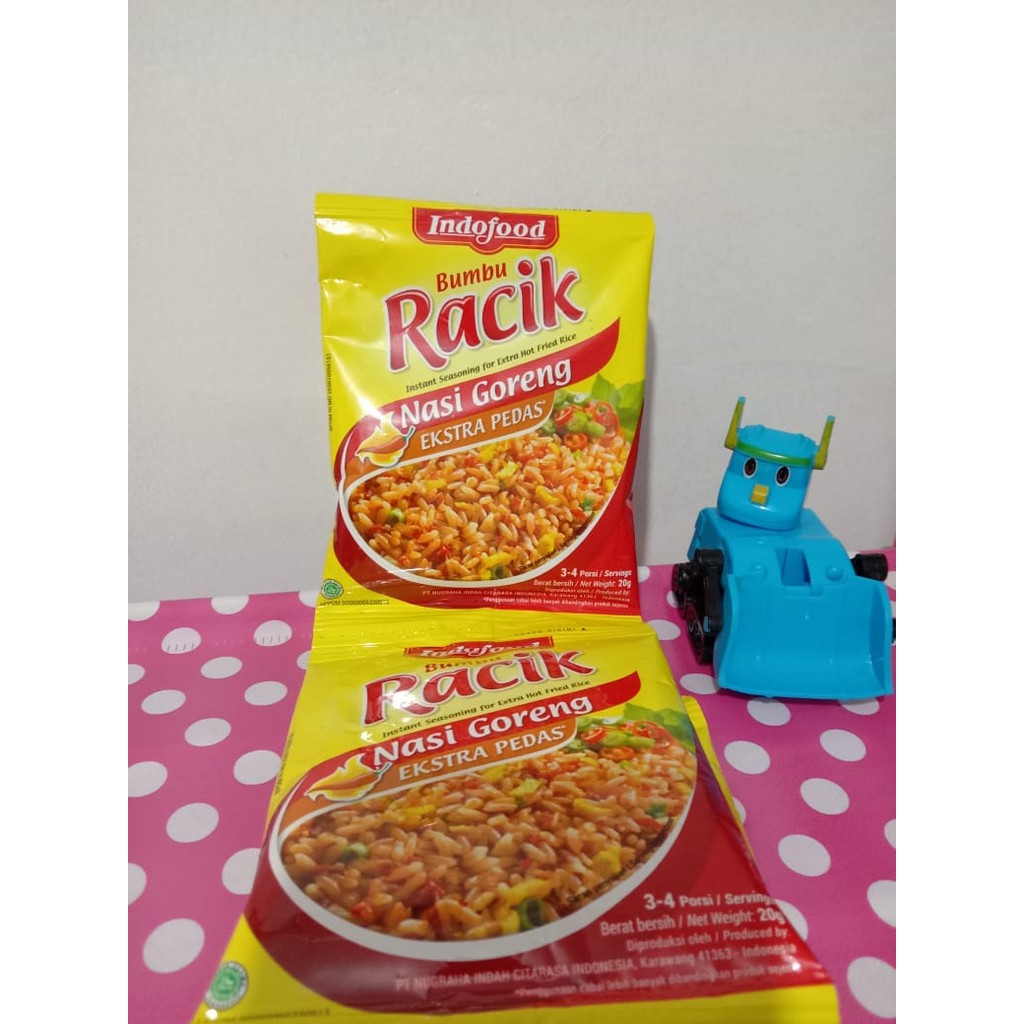 

Indofood Bumbu Racik Nasi Goreng Extra Pedas 20 gr