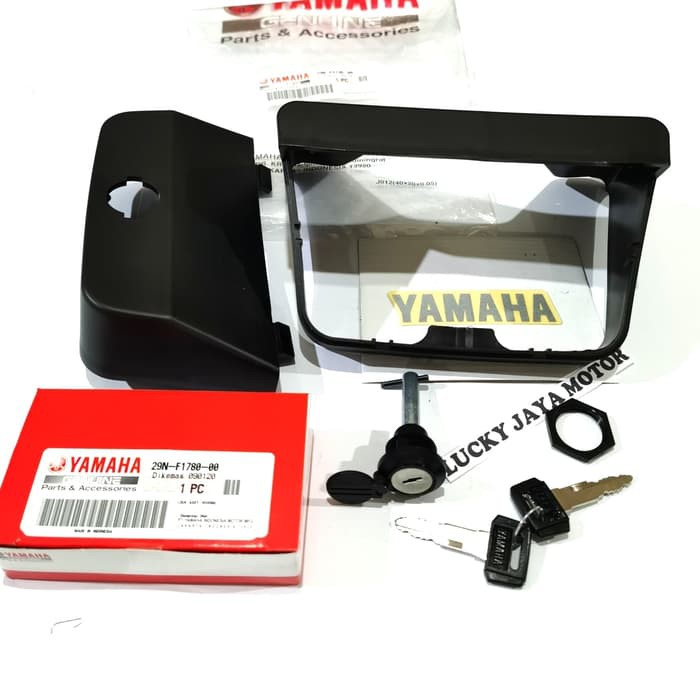Tool box Toolbox Lid Plus Kunci emblem Yamaha Rx king Rxking Rxk Assy-2
