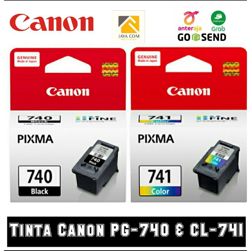 1 Set Tinta Canon CL 741 dan PG 740