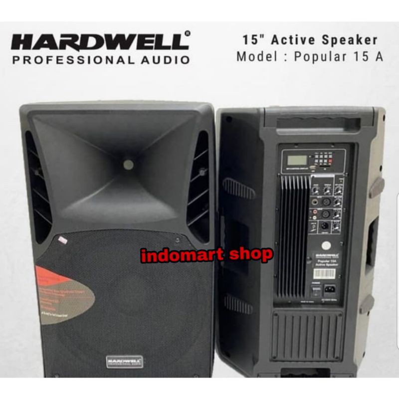 Speaker Aktif Hardwell Polpuler 15 Aktif ( 15 inch Profesional )