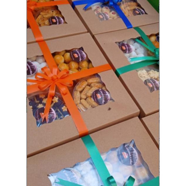 

1Pak=10 Pcs Dus Kue 25X25X5 Dus Donat Dus Makanan Dus Snack Box Murah Dus Kue Bolu Dus Hamper