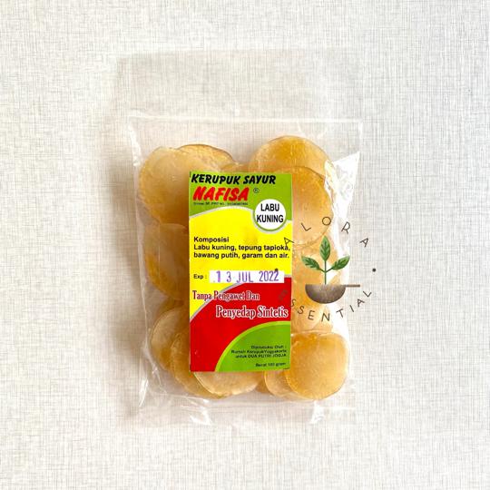 Nafisa Kerupuk Sayur Labu Kuning 100gr - Kerupuk Sayur Labu Nafisa