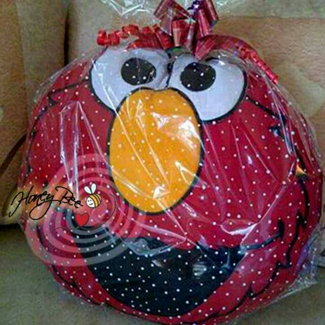HoneyBee : Balmut Boneka Karakter SESAME STREET Elmo Cookie Oscar Ernie