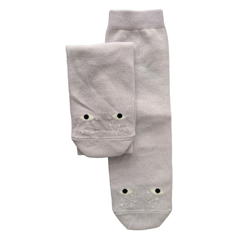 Kaos Kaki Motif Lucu-Lucu / Buah / Snack / Christmas / Snoopy / Leopard BEBAS PILIH (EXPT)-E12 Eye Lilac