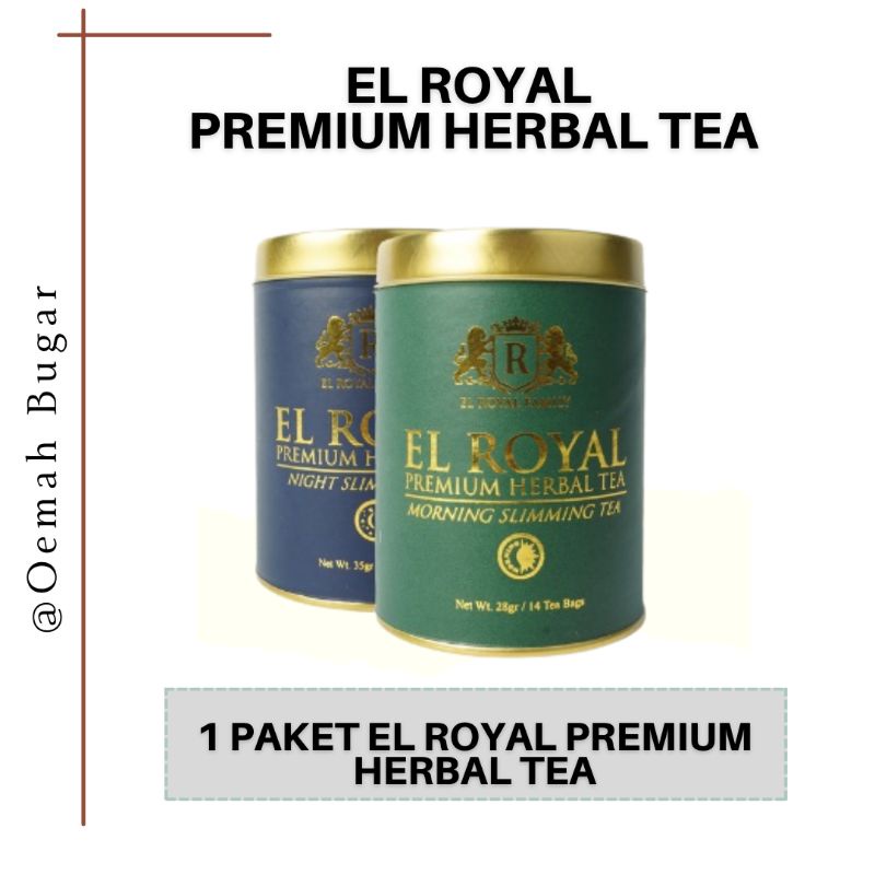 

1 Paket El Royal Premium Herbal Tea / Teh Herbal Melancarkan Kesehatan Pencernaan