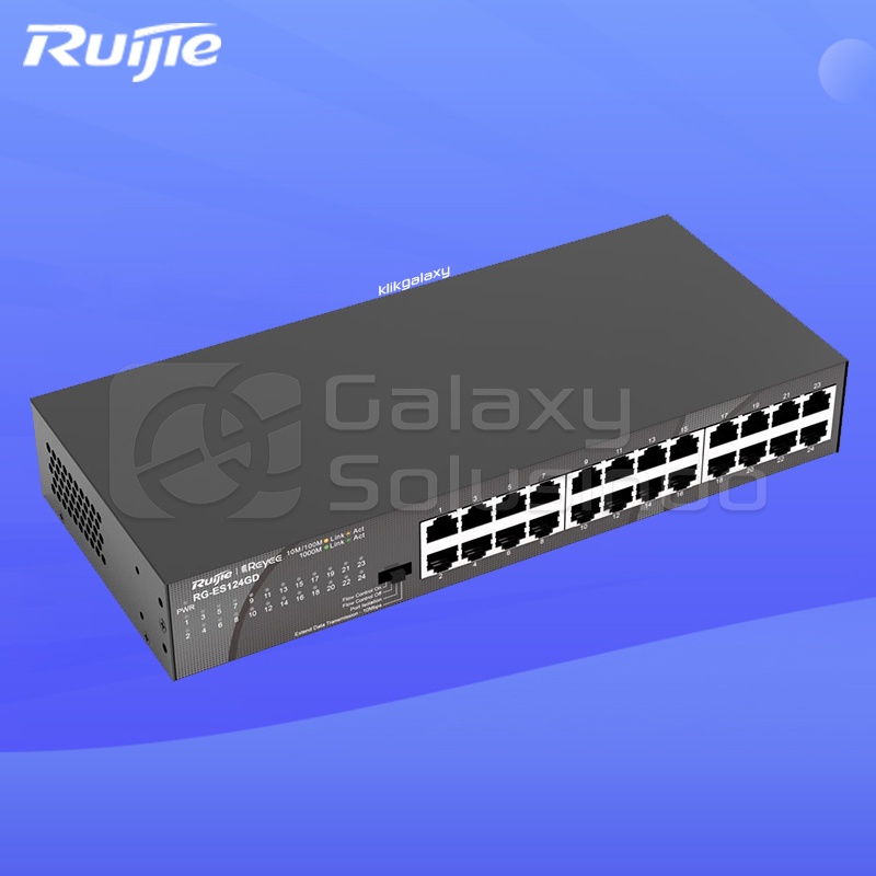 RUIJIE REYEE RG-ES124GD 24 Port Gigabit Unmanaged Metal Switch